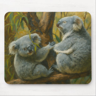 Koala Companions - Realistisch Wildlife Pair Muismat