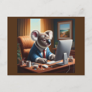 Koala Computer Briefkaart