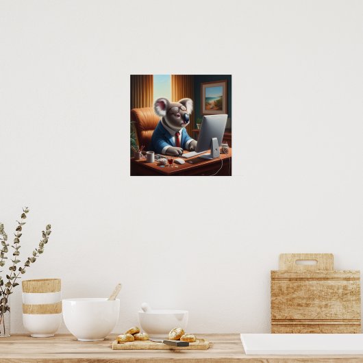 Koala Computer Poster (Keuken)