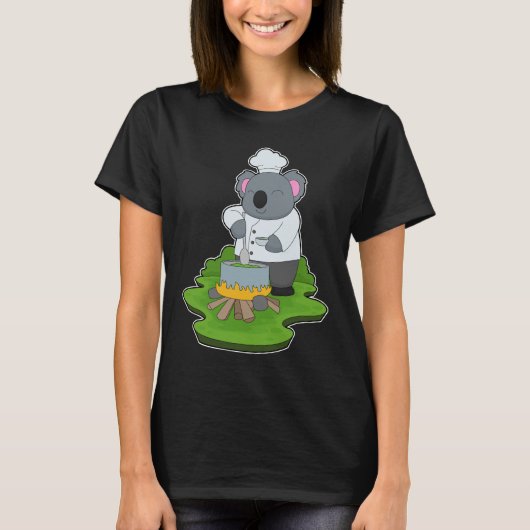 Koala Cook Cooking pot Cooking T-shirt (Voorkant)