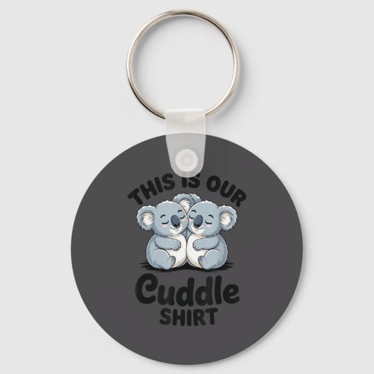 Koala Couple Matching This Is Our Cuddle  Sleutelhanger (Voorkant)
