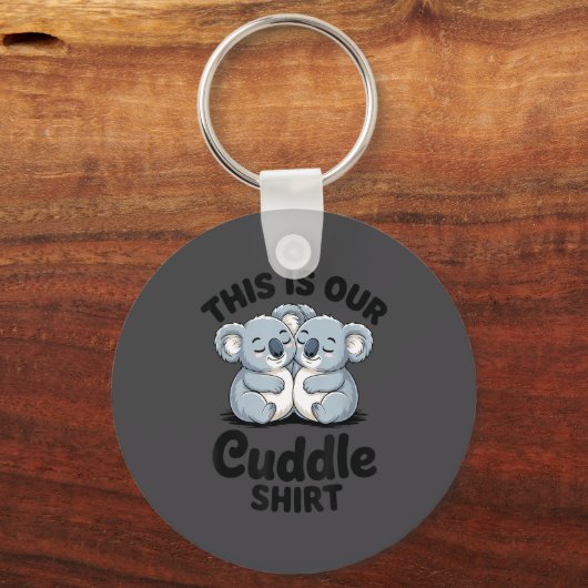 Koala Couple Matching This Is Our Cuddle  Sleutelhanger (Voorkant)