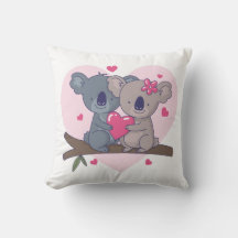 Koala Couple met rood hart