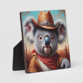 Koala Cowboy Fotoplaat (Voorkant)