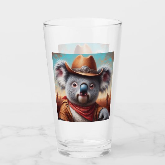 Koala Cowboy Glas (Voorkant)