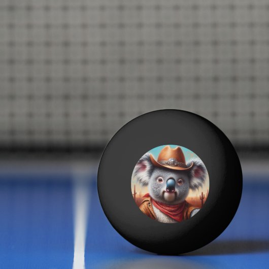 Koala Cowboy Pingpongbal (Net)