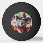 Koala Cowboy Pingpongbal (Achterkant)