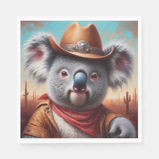 Koala Cowboy Servet (Voorkant)