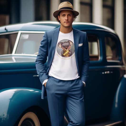 KOALA crypto cadeau, meme munt handelaar t-shirt v