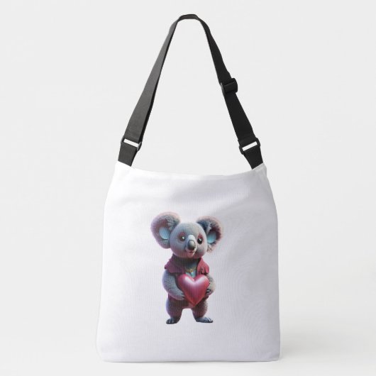Koala Cuddle Bliss - Cross-Body Bag Tas (Voorkant)