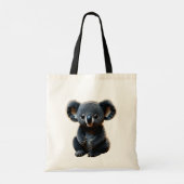Koala Cuddles Canvas tas (Achterkant)