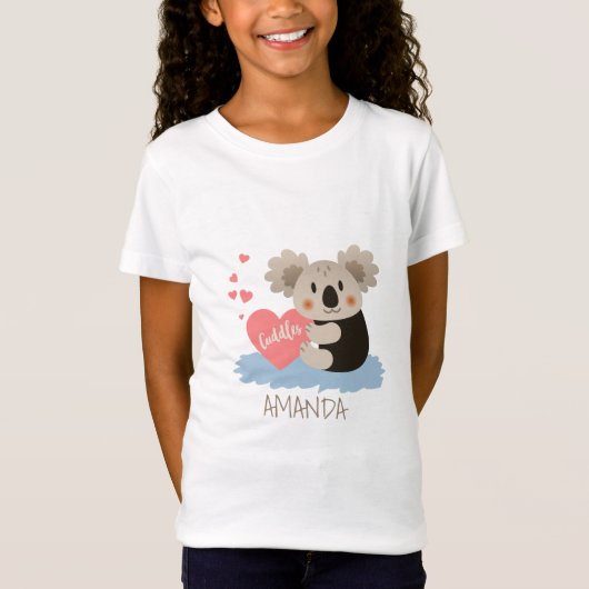Koala Cuddles ID386 T-shirt (Voorkant)