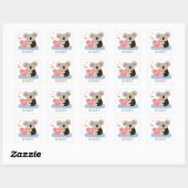 Koala Cuddles ID386 Vierkante Sticker (Vel)
