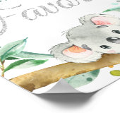 Koala Custom Birthday Party Favors Poster (Hoek)