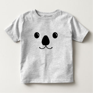 Koala Cute Animal Face Design Kinder Shirts