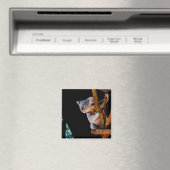 Koala Cute in Tree Grey Magneet (Insitu (Vaatwasser))