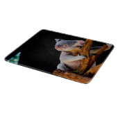 Koala Cute in Tree Grey Snijplank (Hoek)