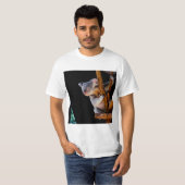 Koala Cute in Tree Grey T-shirt (Voorkant volledig)