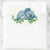 Koala Cuties Ovale Sticker (Tas)