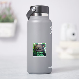 Koala De Stille Introvert   Schattig Minimalistisc Sticker