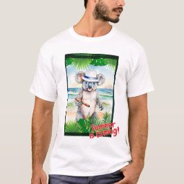 Koala: "De zomer komt eraan!" T-shirt