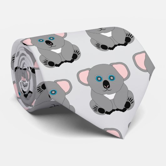 Koala Design Stropdas (Opgerold)