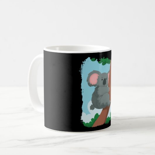 Koala Design Sweet Koalas Australia Marsupial Gift Koffiemok (Voorkant links)