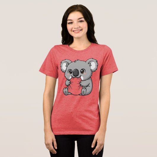 KOALA DESING T-SHIRT FOR WOMEN (Voorkant volledig)