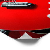 Koala die gitaar speelt | AI Art. Poster (Hoek)