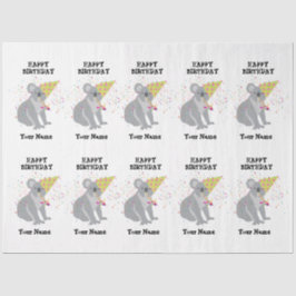 Koala - Dieren met een partijdige jongens meisjesn Tissuepapier