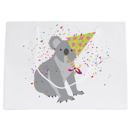 Koala - Dieren met partij Groot Cadeauzakje (Voorkant)