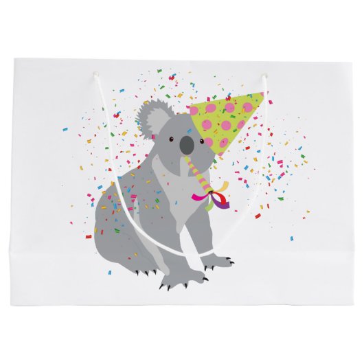 Koala - Dieren met partij Groot Cadeauzakje (Achterkant)