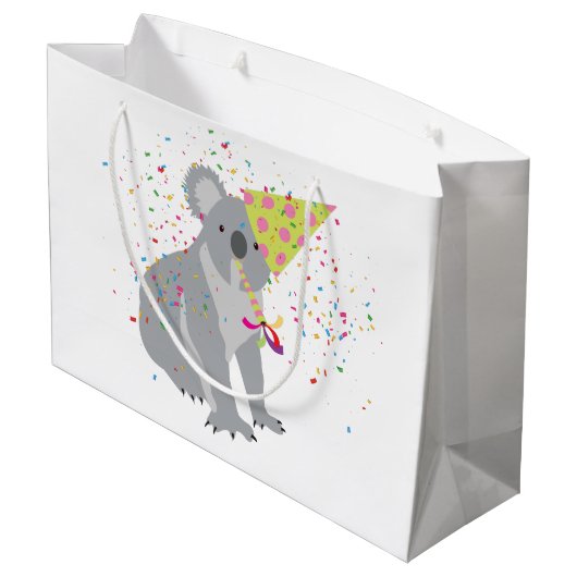 Koala - Dieren met partij Groot Cadeauzakje (Achterkant Gekanteld)