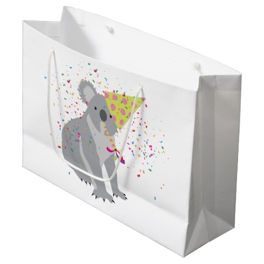 Koala - Dieren met partij Groot Cadeauzakje (Voorkant Gekanteld)