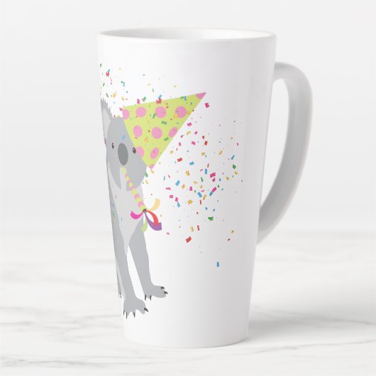 Koala - Dieren met partij Latte Mok (Rechterhoek)