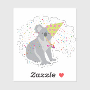 Koala - Dieren met partij Sticker