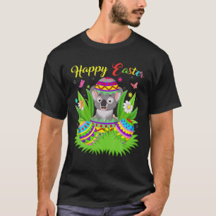 Koala Dierenvriend Floral Easter Egg Funny Koala E T-shirt