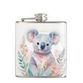 Koala Dierlijke Natuur Milieu Forest Art Heupfles (Voorkant)