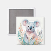 Koala Dierlijke Natuur Milieu Forest Art Magneet (Voorkant / Achterkant)
