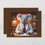 Koala Doctor Briefkaart (Voorkant / Achterkant)