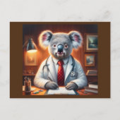 Koala Doctor Briefkaart (Voorkant)