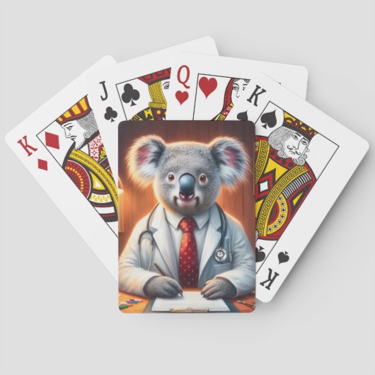 Koala Doctor Pokerkaarten (Achterkant)