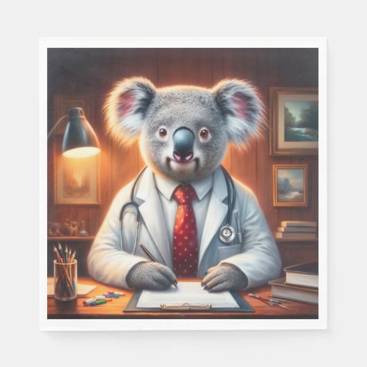 Koala Doctor Servet (Voorkant)