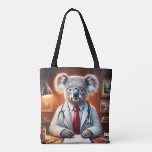 Koala Doctor Tote Bag (Achterkant)