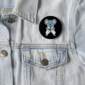 Koala Doet Karate Ronde Button 5,7 Cm (In situ)