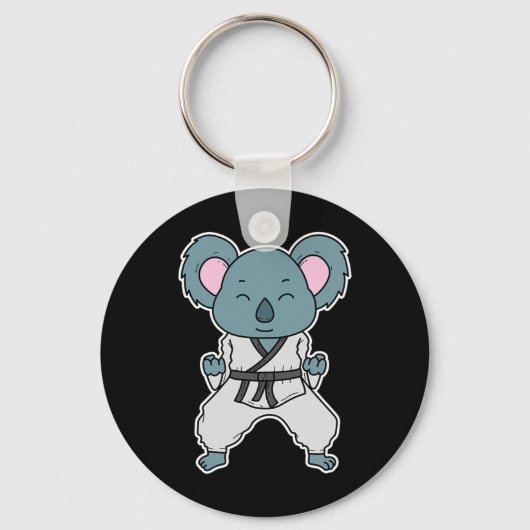Koala Doet Karate Sleutelhanger (Voorkant)
