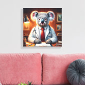 Koala Dokter Canvas Afdruk (Insitu (Woonkamer))