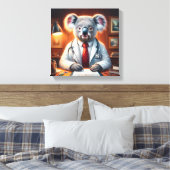 Koala Dokter Canvas Afdruk (Insitu (Slaapkamer))