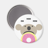 Koala Donut Diet Magneet (Voorkant / Achterkant)