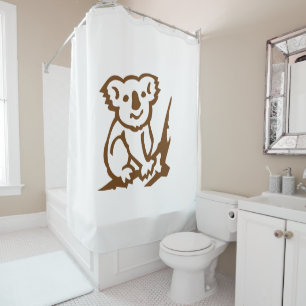 Koala Douchegordijn